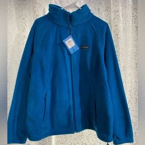 Women’s Columbia fleece zip up. Size 2x
